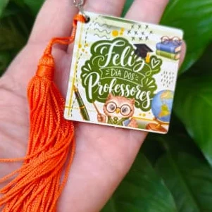 Chaveiro personalizado com tassel