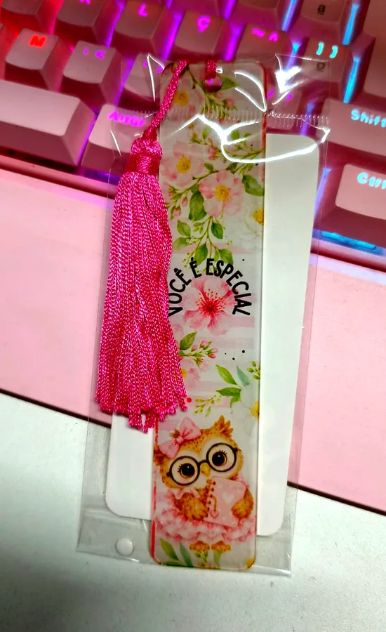Marcador de página com tassel